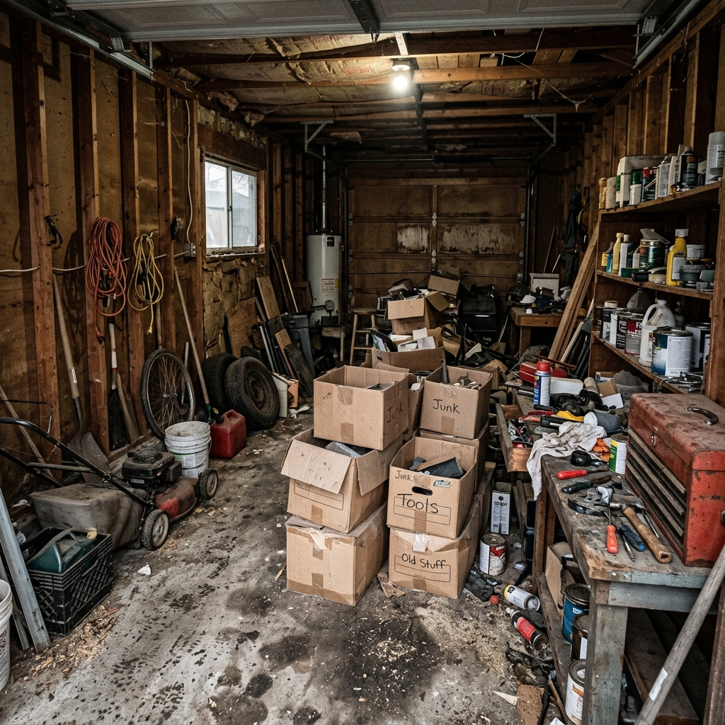 Garage Before Conversion